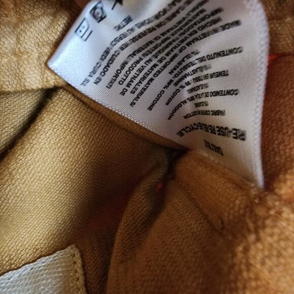 AG Adriano Goldschmied Flacky The Trucker Corduroy Jacket Mud Mustard NWT XS - Picture 15 of 16